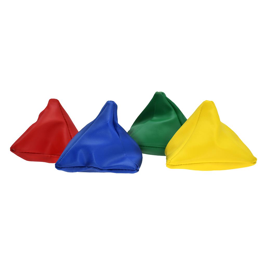XYZ Pyramid Bean Bag (Poly filled) Pack of 4