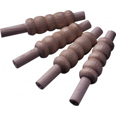 XYZ English Heavy Ash Cricket Bails - Set Of 4
