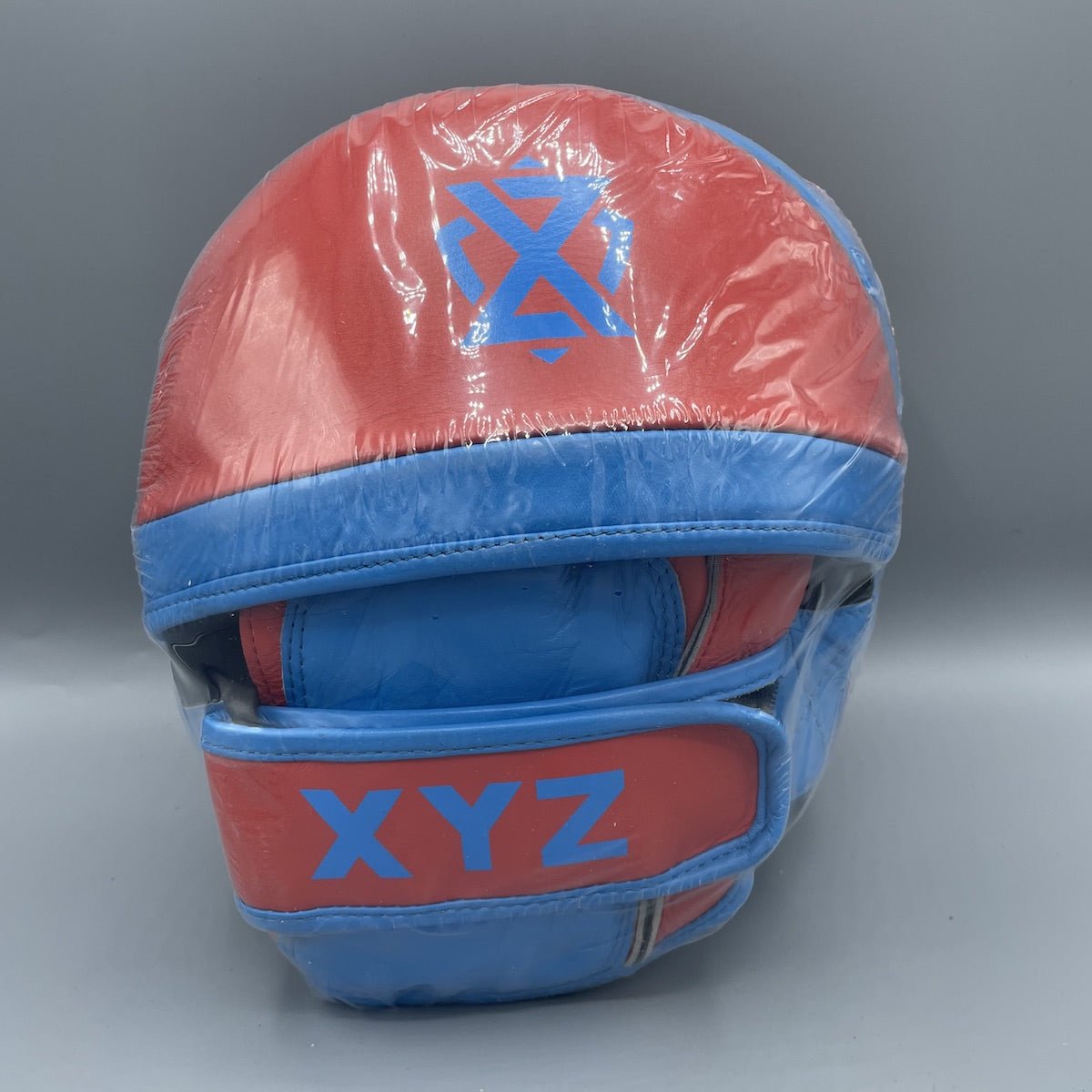 XYX Y4 Leather Professional Punch Mitts - Blue/Red - XYZ Sports