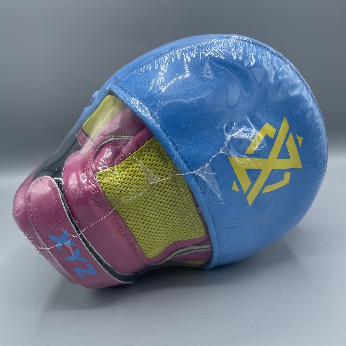 XYZ Y2 Leather Pro Cobra Mitts - Blue/Pink/Yellow - XYZ Sports