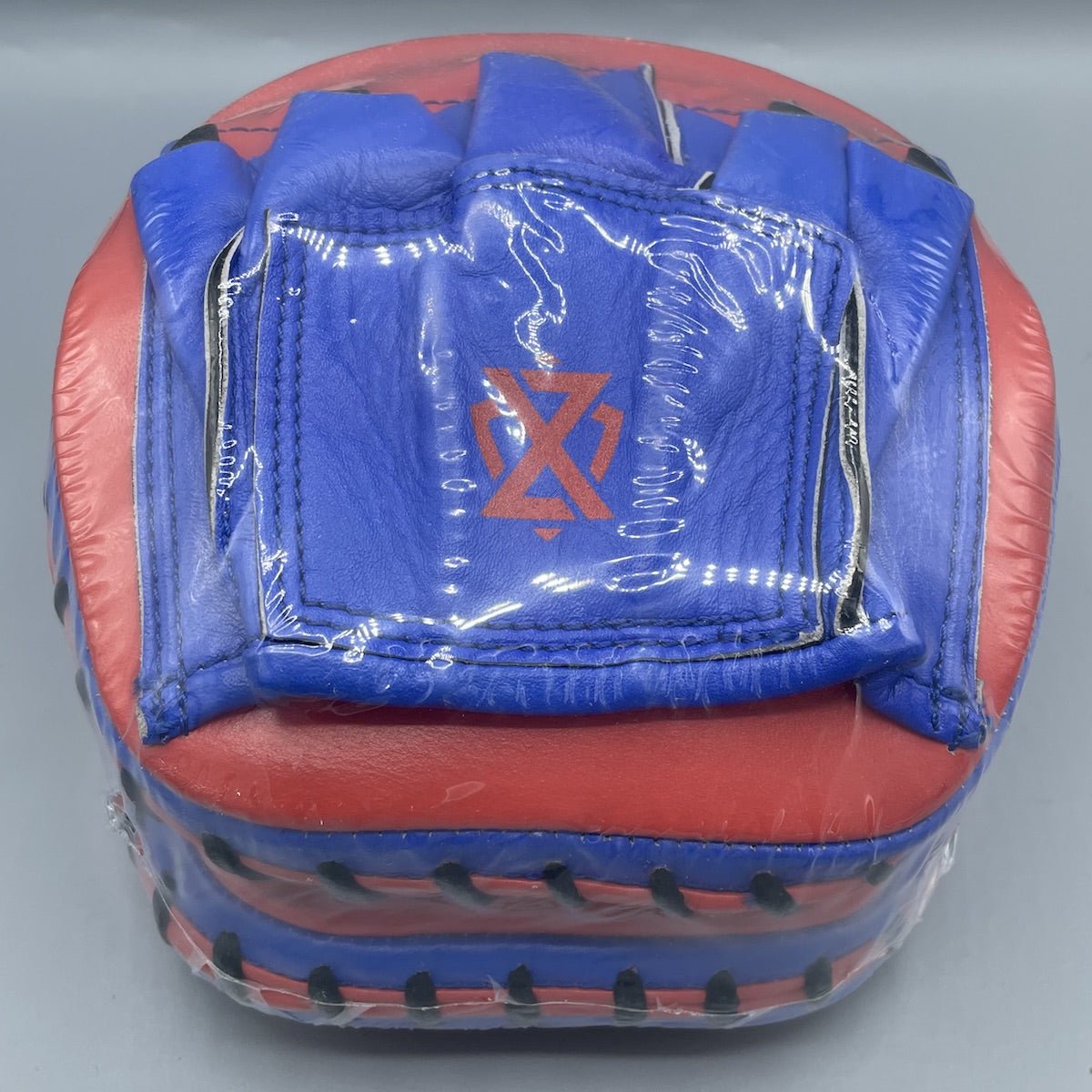 XYZ Y5 Leather Cuban Speed Boxing Mitt - Blue/Red - XYZ Sports