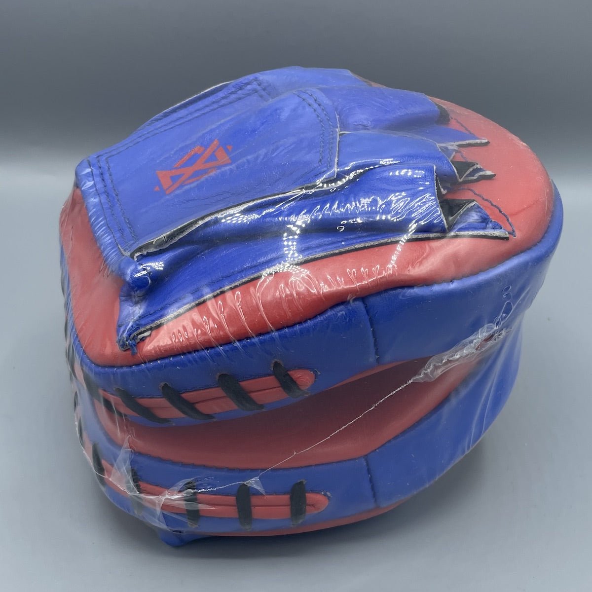 XYZ Y5 Leather Cuban Speed Boxing Mitt - Blue/Red - XYZ Sports