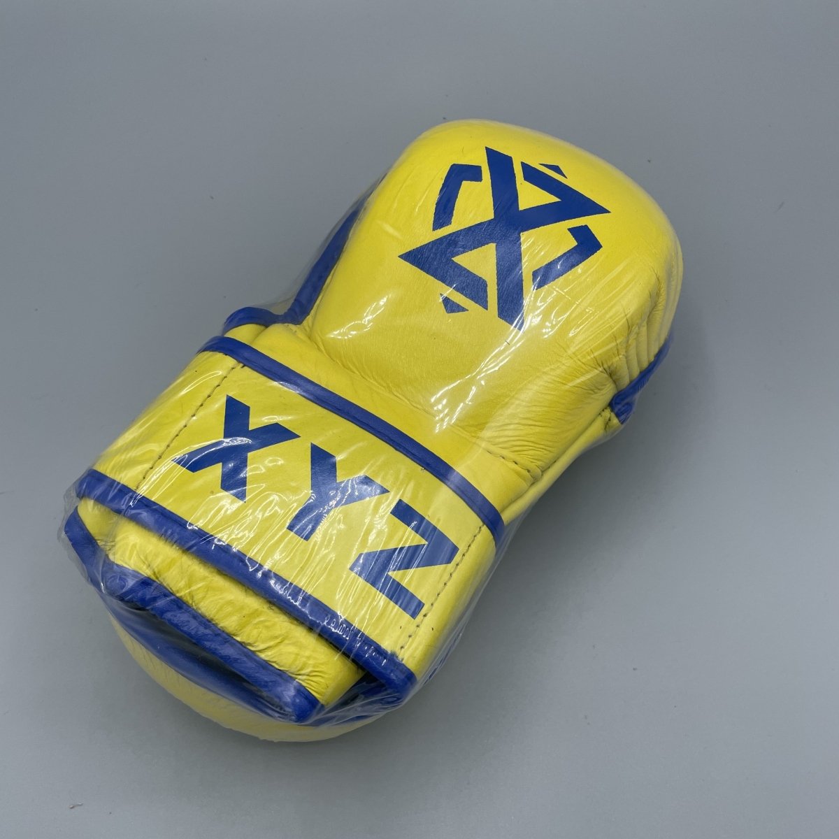 XYZ Y7 Leather MMA Sparring Gloves - Yellow - XYZ Sports