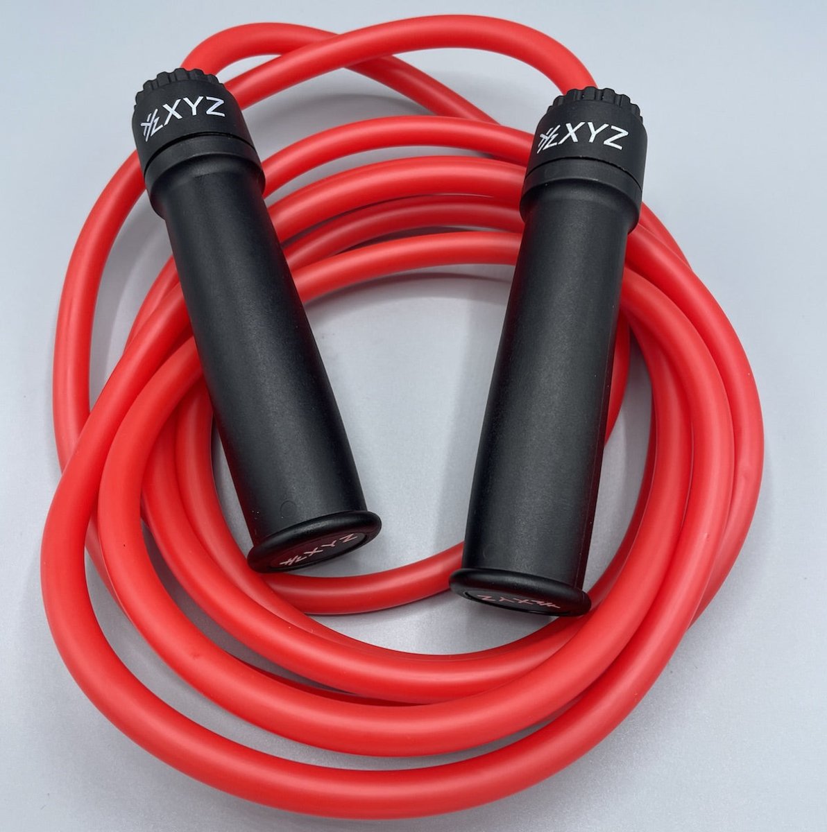 XYZ X5 Undisputed Adjustable Ball Bearing Muay Thai Rope - Black/Red - XYZ Sports