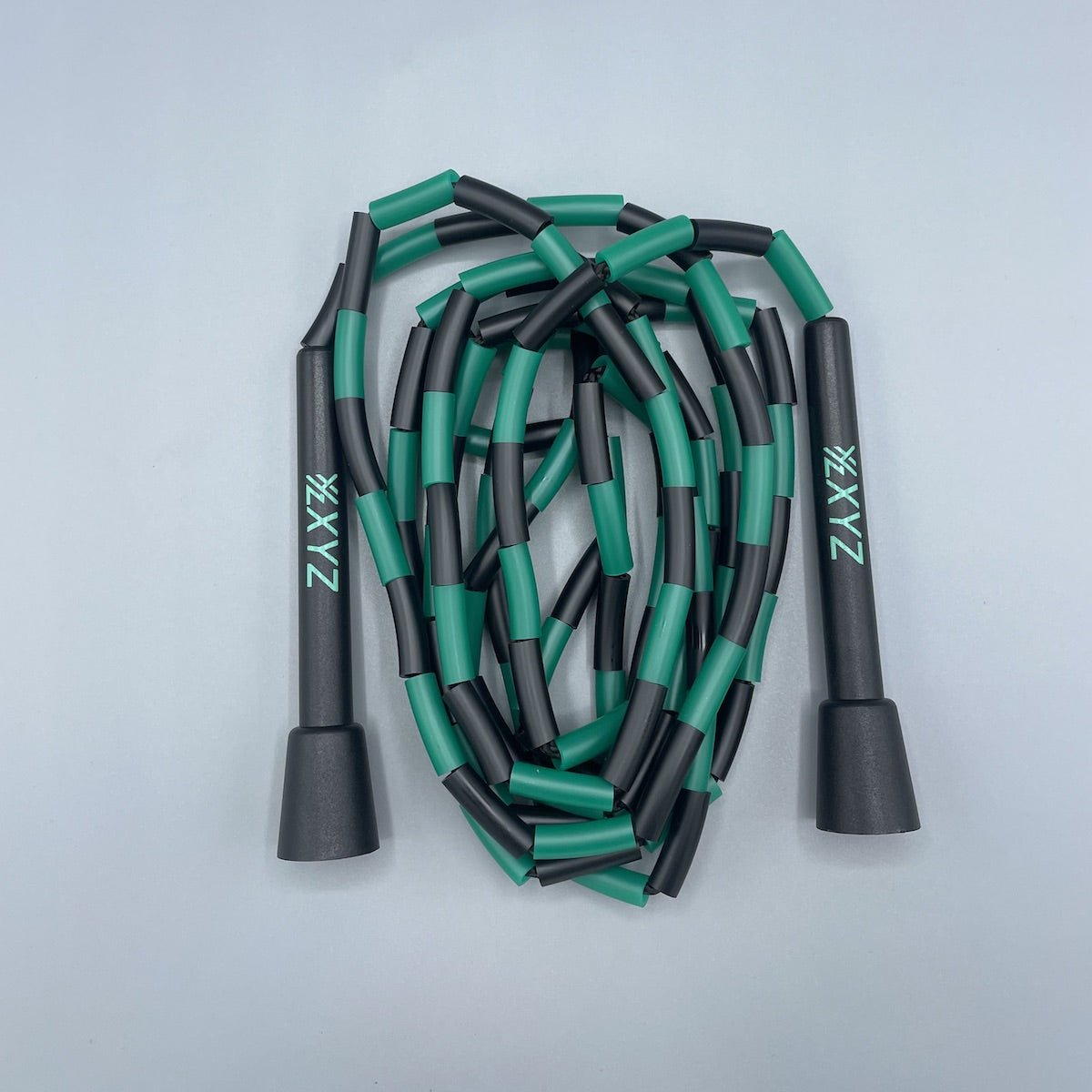 XYZ X6 React Soft Beaded Jump Rope - Black/Green - XYZ Sports